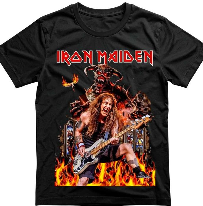 Тениски IRON MAIDEN Айрън Мейдън рок и метъл  тениски XS-5XL
