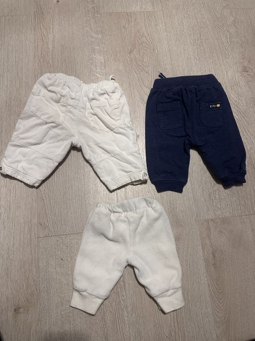 Lot pantaloni bebe nou nascut 0-6 luni
