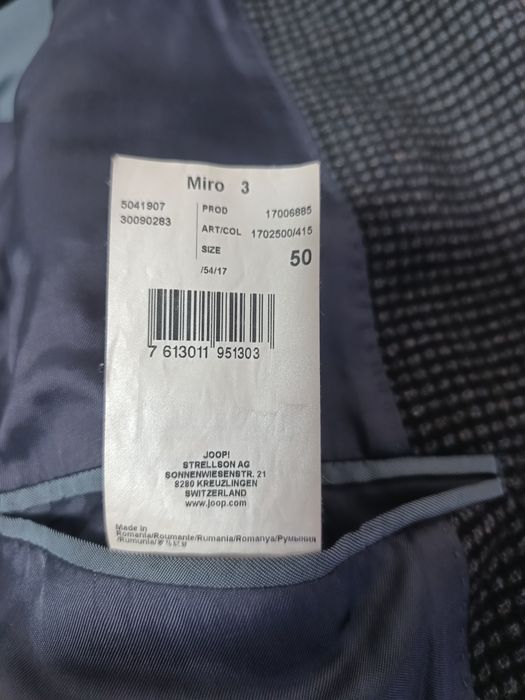 Sacou Joop,mărimea 50