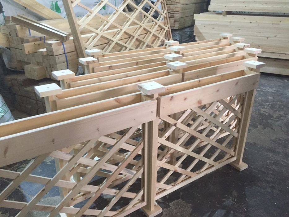 Забор цветочница