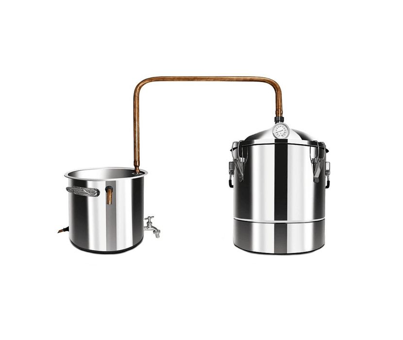 Cazan cupru-inox pentru fiert tuica 50l