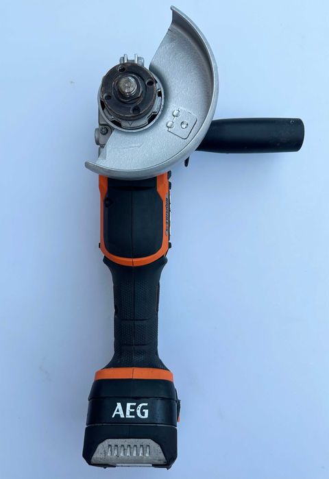 AEG BEWS 18-125BL - Акумулаторен безчетков ъглошлайф 2023г.