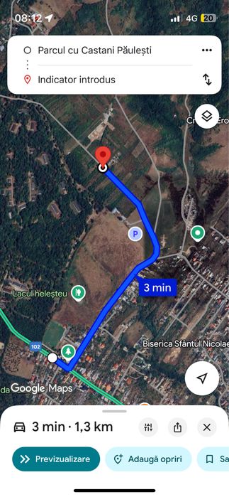 Teren extravilan Paulesti 1000mp