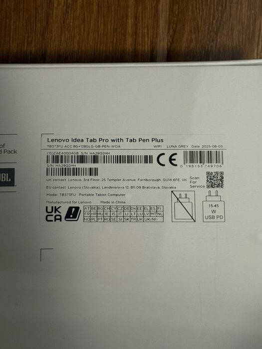 Tableta lenovo idea tab pro tab pen plus 8/128 SIGILATA