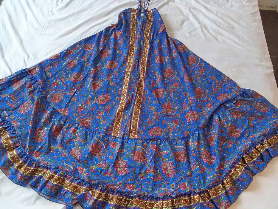 Рокля коприна бохо стил-20 евро.