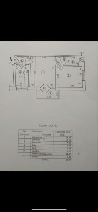 Apartament 2 camere semidecomandat