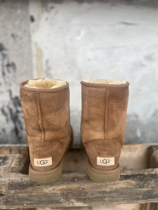 Ugg australia nr 39 piele lână îmblăniți clasici crem hiking outdoor