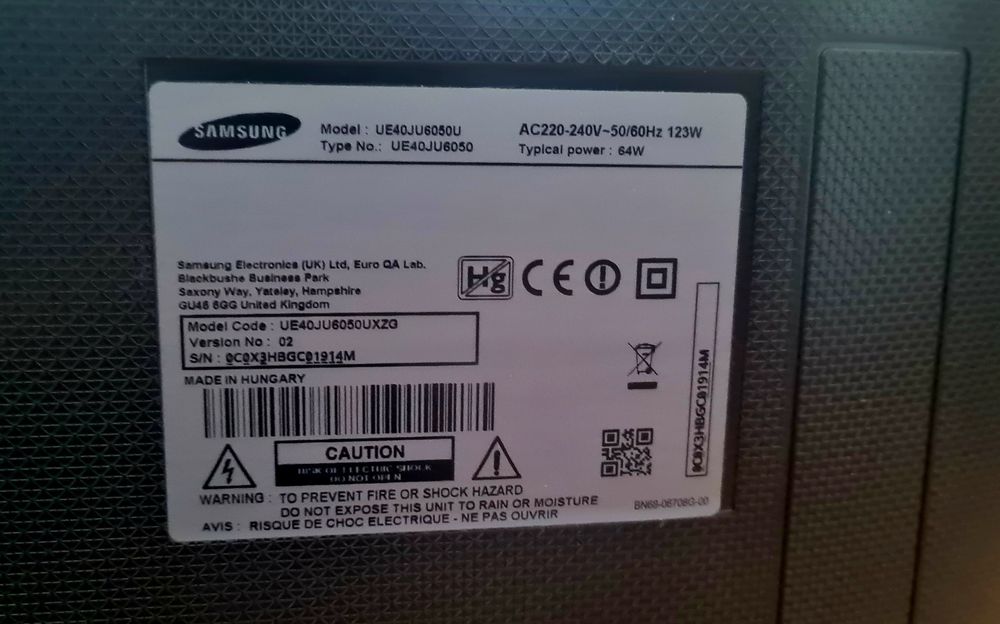 Samsung smart tv - dungi pe ecran