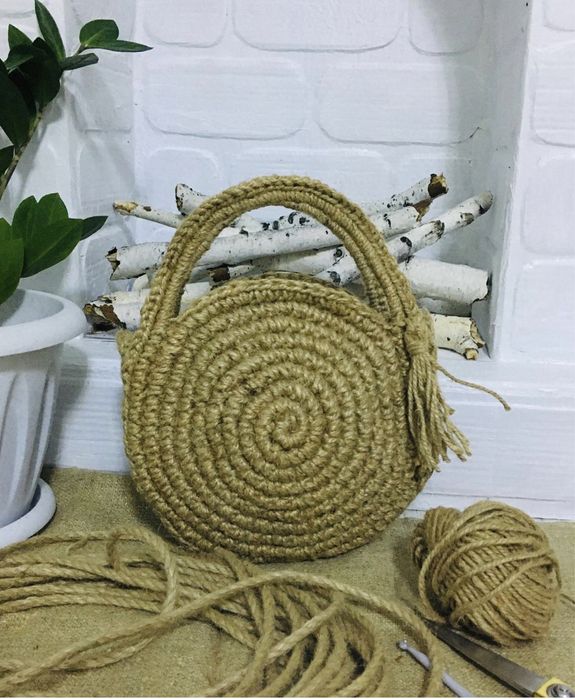 Сумка джутовая