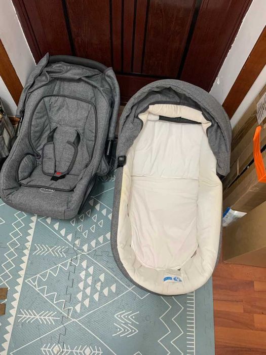 Carucior copii 3 in 1 Boston Grey Jeans