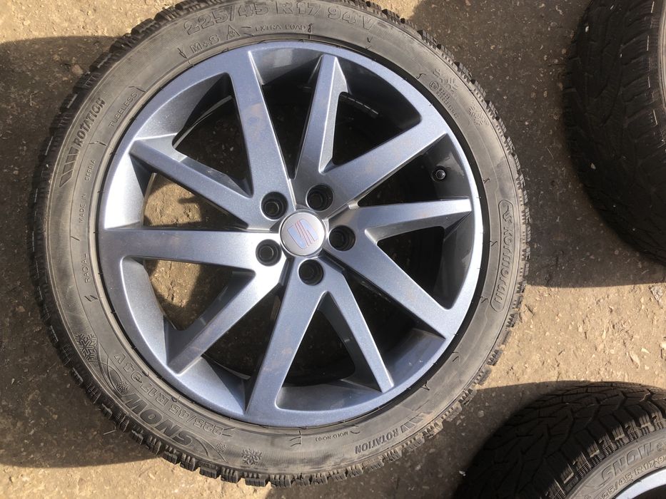 Джанти 5х100/17’ със зимни гуми 225/45