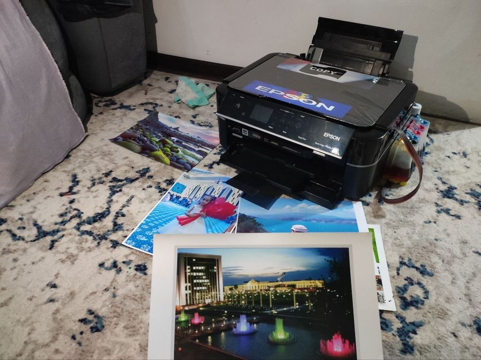 Epson yangi 660 juda tezkor 6 tali print. dyuzi 100% atigi 2000 prabek