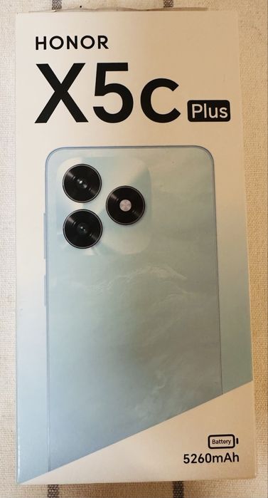 Honor X5c Plus 64GB Black-Запечатан чисто нов