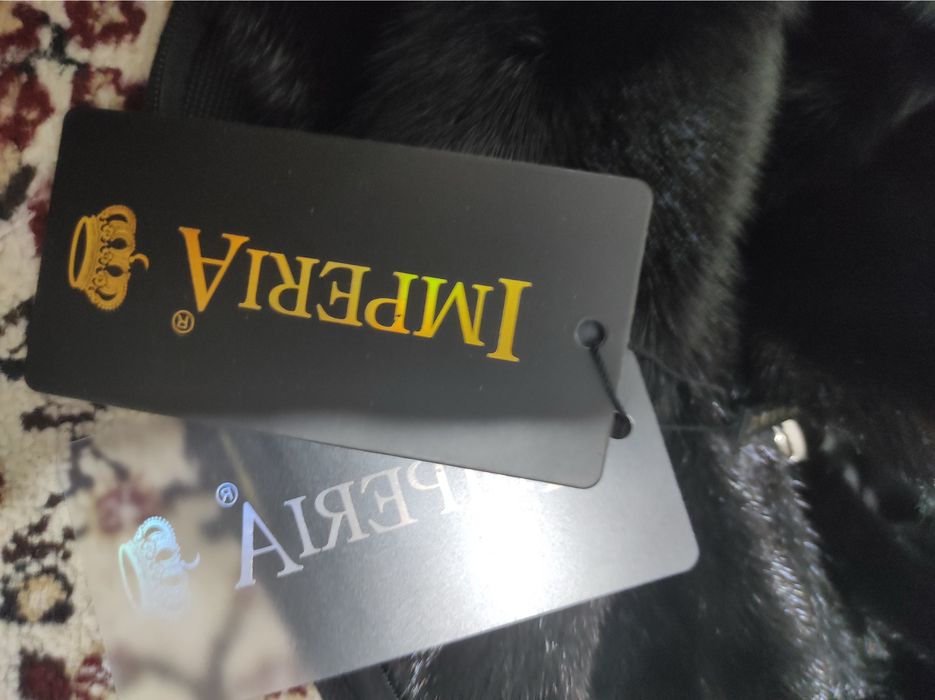 Новая норковая шуба, трансформер- цвет Черный бриллиант.