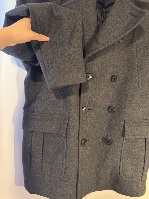 Palton barbat,gri,elegantMaddison, croi clasic – mărime L (etichetă M)