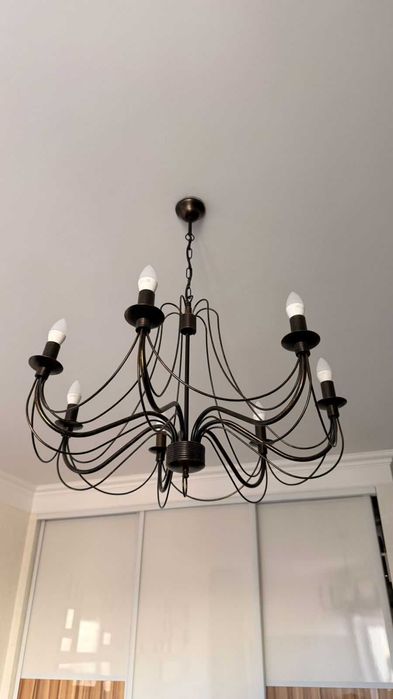 Люстра металлическая