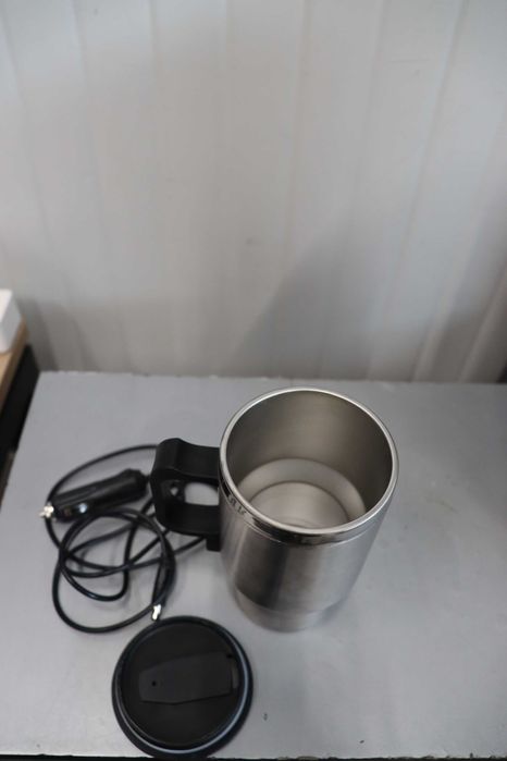 Електрическа чаша за път, 450 мл, неръждаема стомана, 12V