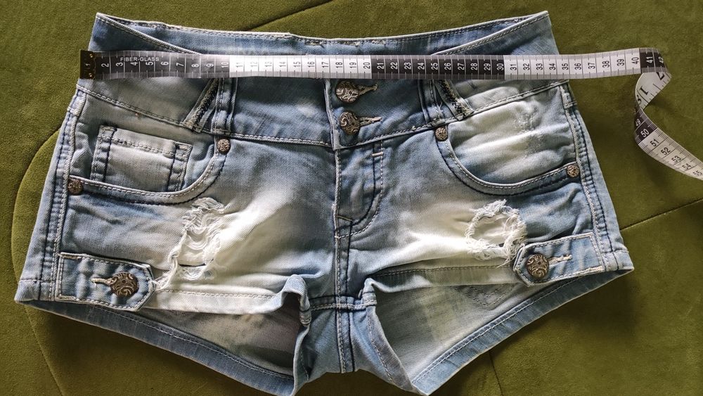 Дънкови къси панталони