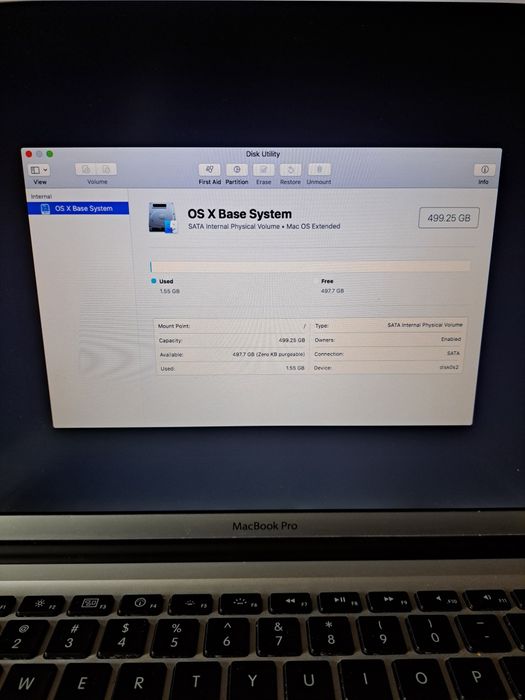 MacBook Pro 15" (Early 2011) - Intel Core i7 / 500GB HDD