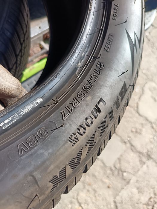 Anvelope de 215 55 17 bridgestone 2022 6.5mn