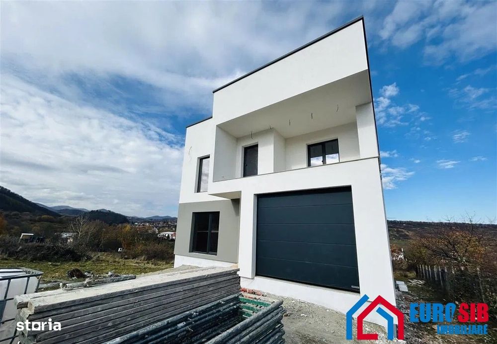 Casa individuala teren 561 mp cu garaj in Sibiu Cisnadioara