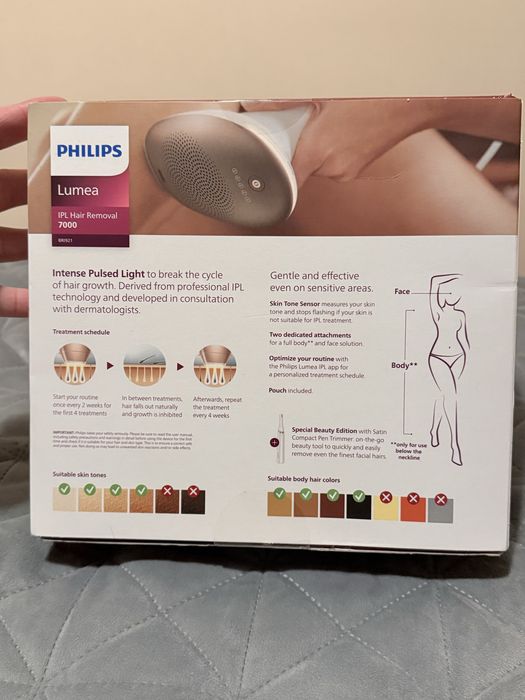 Епилатор Philips Lumea IPL Series 7000