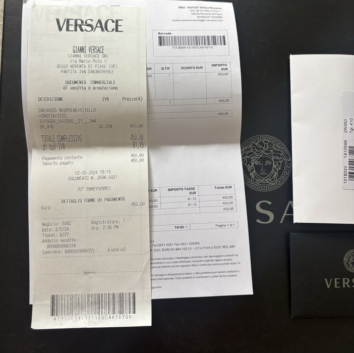 Sneakersi Versace