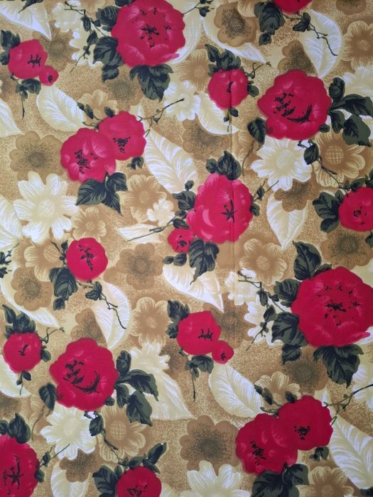 Отрез ткани поплин советского периода