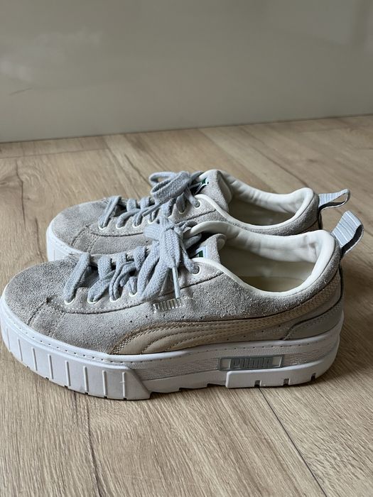 Кецове Puma, естествена кожа велур, 38 размер