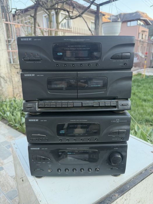 Ретро стерео уредба Uher UM 500 – Пълен комплект (Made in Germany)