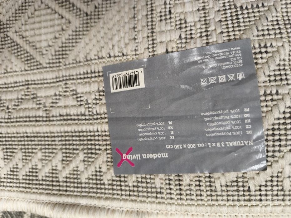 Covor cu țesatură plată  Momax 200 x 250