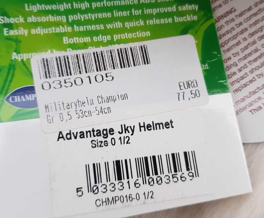 Каска за езда Champion Jockey Helmet Junior - НОВА