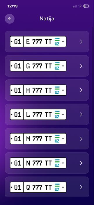 Avtoraqam xizmati auksion nomer olib beramiz sugurta tonirovkayam bor
