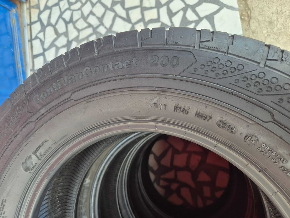4 Anvelope de VARA - 235/65/16c - Continental VanContact 200 - Stare F BUNA - DOT 2019 !
