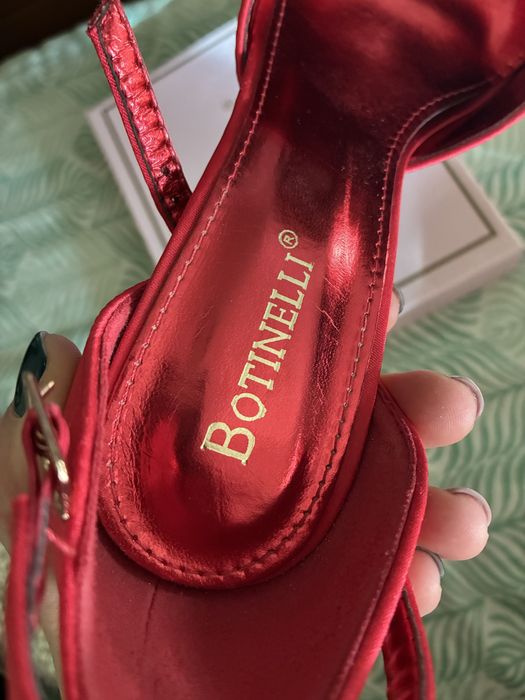 Pantofi de ocazie Botinelli roșii