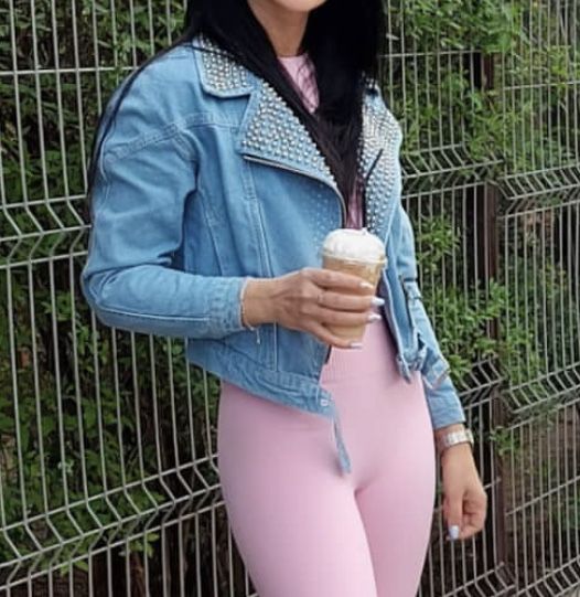 Jacheta de blugi cu capse