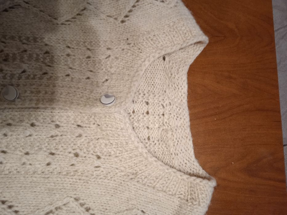 Дамско вълнено елече ,дълго