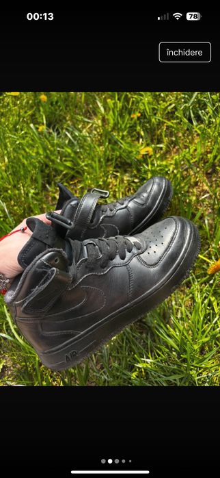 Airforce 1 high black