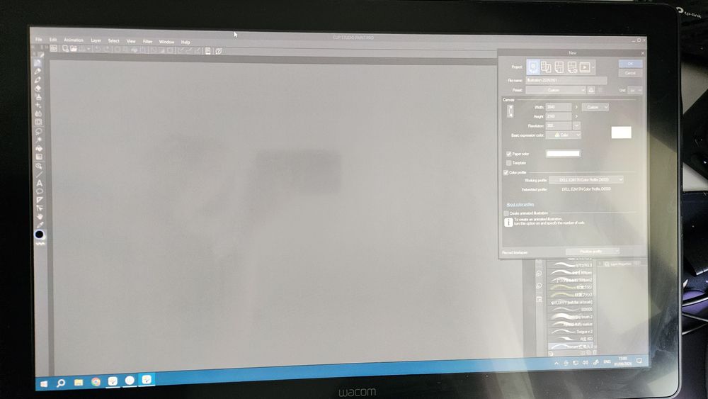 Wacom DTH-2452 – Tabletă semnătură electronică / ecran interactiv 24" cu stylus