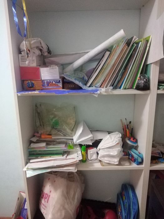 Полки для книг, шкаф