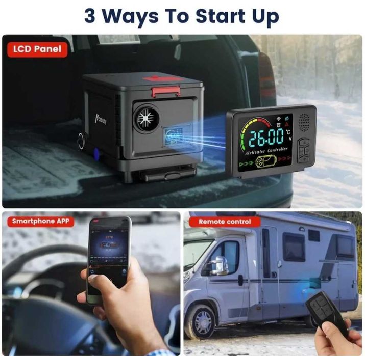 Soba cu motorina uscata Hcalory HCA04 portabil.