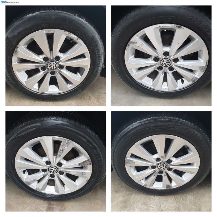 Set 4 Jante Janta Roata Roti Aliaj 205 55 16 R16 Volkswagen Touran 1T1 1T2 1T3 2003 - 2015 [K9852]