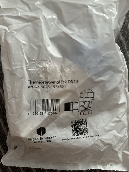 Robinet termostatic unghiular