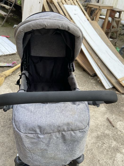 Коляска барс серый цвет