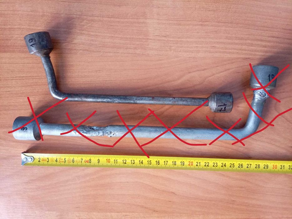 Ключи баллонные Г-образные