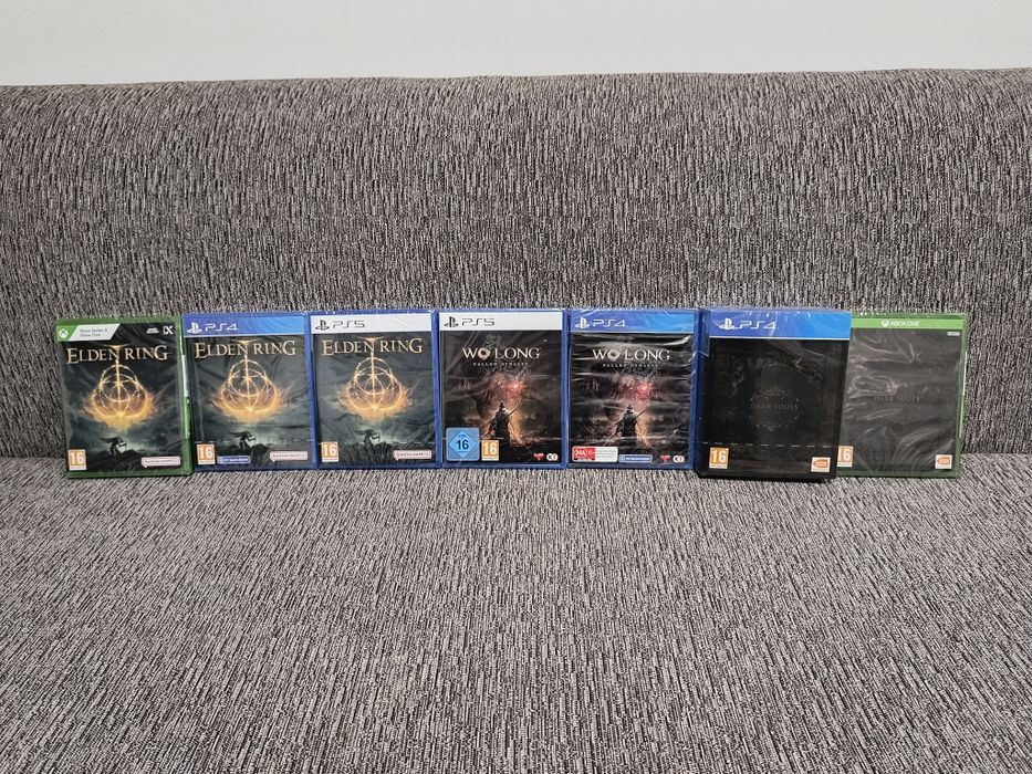 Elden Ring , Wo Long Fallen Dynasty, Dark Souls Trilogy PS4 PS5 Xbox
