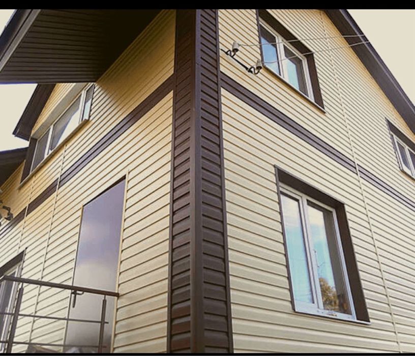 Сайдинг и водосточные системы в одном месте