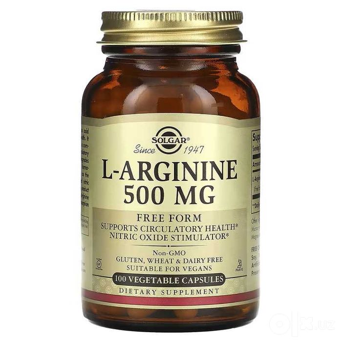Solgar L-Arginine L-аргинин л-аргинин l-arginin л аржинин