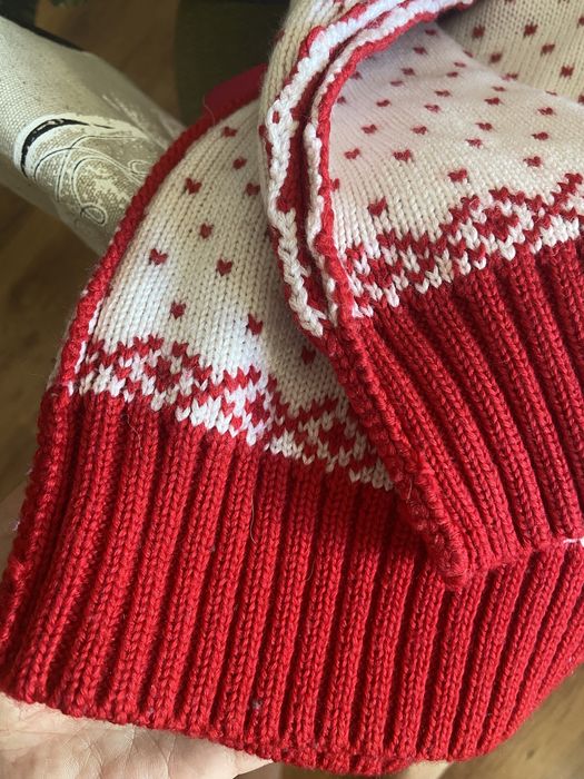 Теплый праздничный свитер, размер М