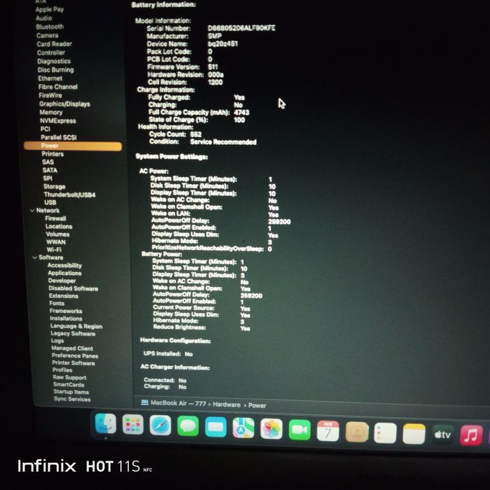 MacBook Air 13. 2017 yil. 210$